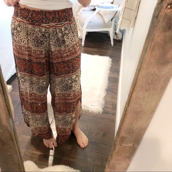 La Hearts Pants - LA Hearts medium boho cozy pants
